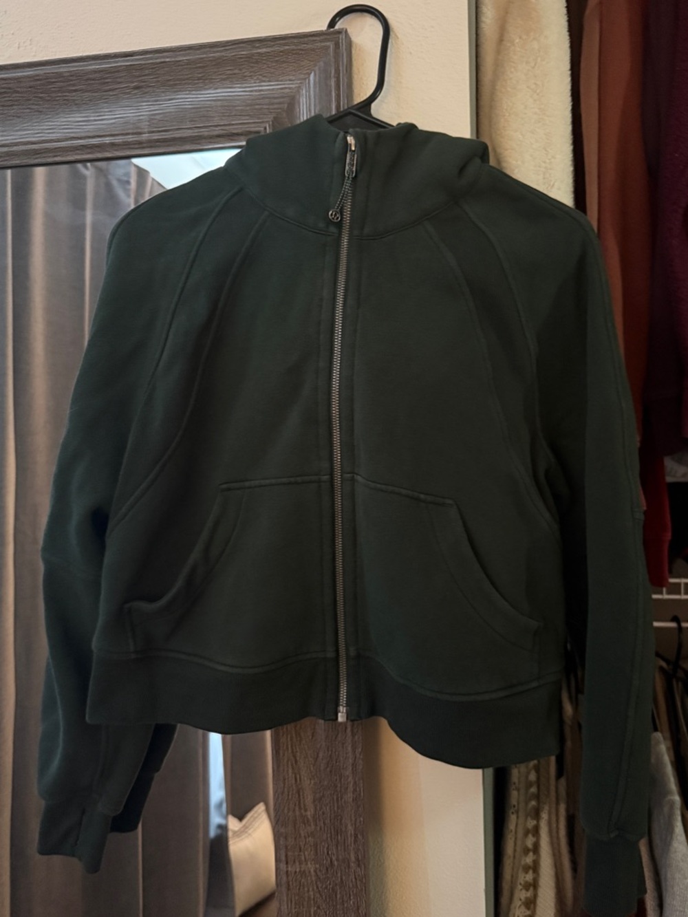 Lululemon Scuba Full Zip Hoodie Dark Green Size XS/S